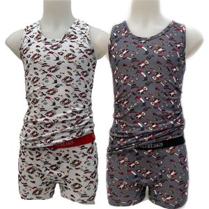 Embrator jongens Ondergoedsetjes 2-sets overall print maat 152/158