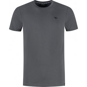 Ballin Amsterdam - Heren Regular fit T-shirts Crewneck SS - Antra - Maat L