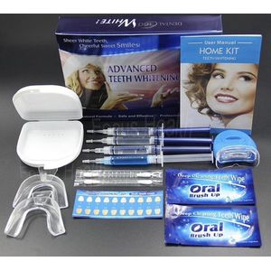 Tanden Bleken - Tandbleekset Premium - 3D LED - Zonder Peroxide - 10 Gelspuiten - Veilig - Thuis Bleken - Professionele Teeth Whitening