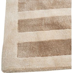 MAHRIN - Vloerkleed - Beige/Bruin - 160 x 230 cm - Viscose