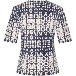 Travel T-shirt Batik Print 2271 Dark Blue Kit