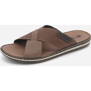 Rieker Heren Slipper - 21088-25 Bruin - Maat 46