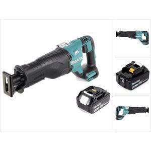 Makita DJR 187 accu- reciprozaag 18 V borstelloos + 1x 6.0 Ah accu - zonder oplader