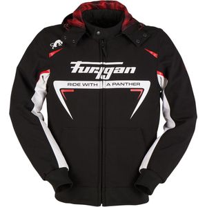 Furygan Roadster Black White Red L - Maat - Jas