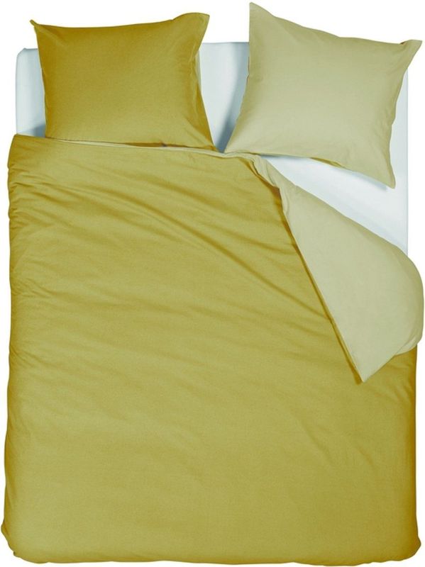 Beddinghouse - Dekbedovertrek - Warm Geel - 140x200/220 cm - Flanel