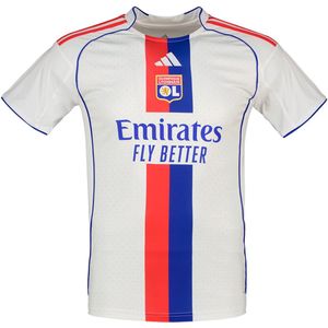 Adidas - Olympique De Lyon 25/26 - Thuis Dames T-shirt - Wit - Korte Mouwen