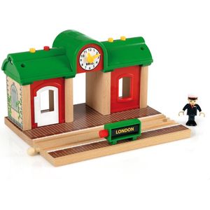 BRIO Treinstation met Geluidsopname Functie - 33578