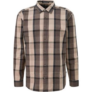 QS Overhemd  bruin