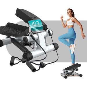 DailySupplies® Stepper Fitness - Hometrainer - Crosstrainer Mini - Zwart