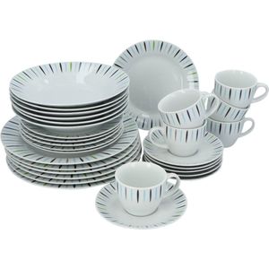 Maxime Home® Gatsby 6 persoons servies - 30 delig