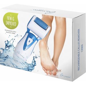 Own Harmony Elektrische Harde Huidverwijderaar - de Beste Beoordeelde Professionele Eeltverwijderaar - Oplaadbare Pedicure & Voet Gereedschap met 3 Grove Reservewielen voor Gladde Hielen (USB-Snoer)