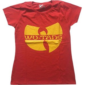 WuTang Clan - Logo Dames T-shirt - L - Rood