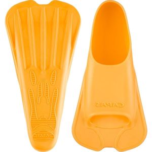 Zwemmen Training Vinnen Comfortabele Siliconen Zwemmen Drijvende Flippers Korte Blade Been Sterkte - Oranje XXL - Volwassenen UK Maat 10.5-12
