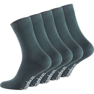 5 Paar BAMBOE Sokken Heren, Sokken Dames, Zacht, Ademend - Groen 35/38