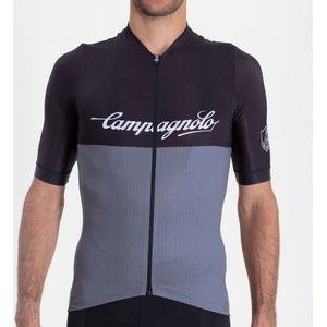 Campagnolo Fietsshirt korte mouwen Grijs Zwart Heren - LITIO S/S JERSEY MAN - L