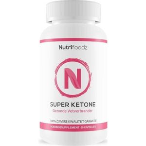 Nutrifoodz – Super Ketone - stofwisseling supplement – 60 Vegan Capsules