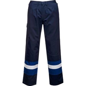 FR56 - Bizflame Plus Broek Marine/koningsblauw maat L