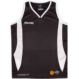 Spalding Jam Basketbalshirt Heren - Zwart / Wit | Maat: S