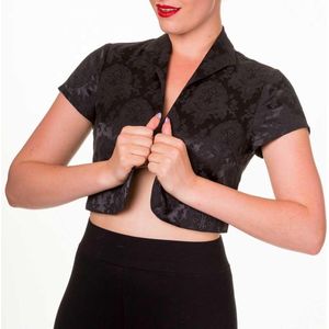 Banned - Off the Night Bolero - Kant - 3XL - Zwart