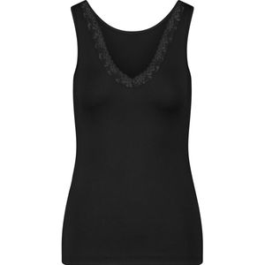 RJ Bodywear - Pure Color Bayonne - Dames Singlet - Zwart - 1-pack