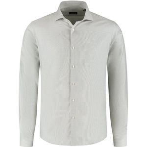 GENTS - Overhemd pijl - Katoen - Taupe - Maat EU38/S