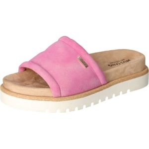 Mustang Jose slipper brede band roze maat 42