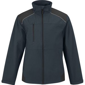 Utility Werkjas 'Shield Softshell PRO' merk B&C Collectie maat 4XL Donkerblauw/Navy