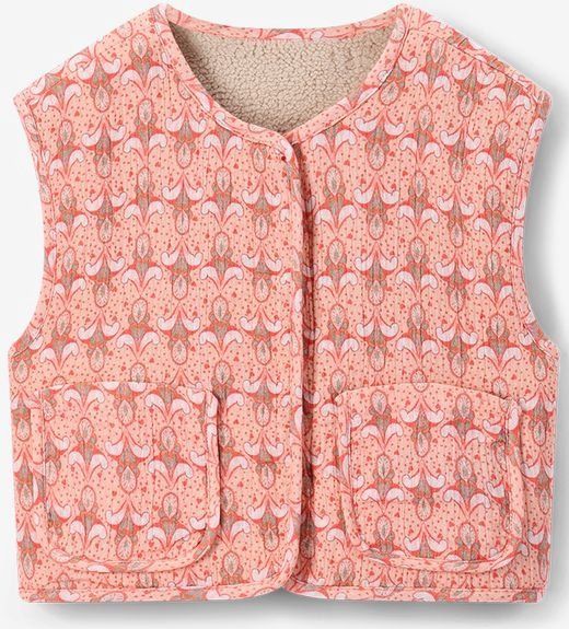 Sissy-Boy - Reversible Teddy Gilet - Lichtoranje - Omkeerbaar