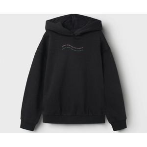 NAME IT - NKFDEVINA LS RLX SWE HOOD BRU - Meisjes - Sweaters