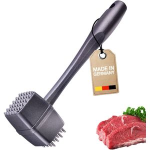 Westmark Steakmaster Black Edition – Dubbelzijdige vleeshamer & steakhamer voor steak, BBQ & grillen – Zware vleeshamer – Antraciet