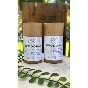 World2You | Deodorant | 2 stuks | 85 gram | 100% Natuurlijk | Aluminium vrij | Chemicaliën vrij | Kerst | Sint | Feestdagen