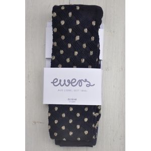 Ewers- Girls Maillot glitter structuur- navy