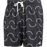 adidas Sportswear Wave Logo CLX Swim Shorts - Heren - Zwart- M