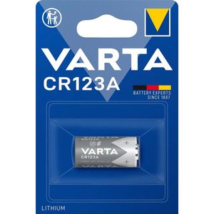 Varta CR123A Lithium Cylindrical batterij / 1 stuk