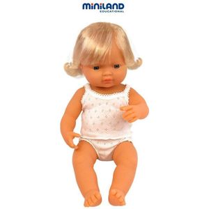 Miniland Babypop Europees Meisje 38Cm