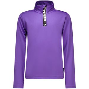 SuperRebel - SPURT Ski Sport Jersey Pully Purple - purple metal - Maat 116
