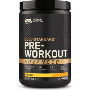 Optimum Nutrition Gold Standard Pre-Workout Advanced - Pre Workout - Tropical - 420 gram (20 doseringen)