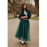 Summum Woman Dames rok groen (Maat: 38) - EffenMesh