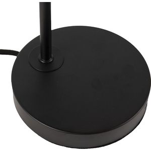 QAZQA facil - Moderne Tafellamp - 1 lichts - H 490 mm - Zwart - Woonkamer | Slaapkamer | Keuken