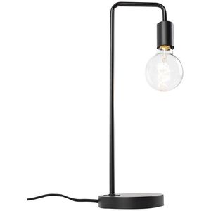 QAZQA facil - Moderne Tafellamp - 1 lichts - H 490 mm - Zwart - Woonkamer | Slaapkamer | Keuken