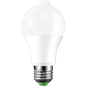 Aigostar - LED lamp met bewegingssensor - E27 fitting - 6W vervangt 41W - 3000K warm wit licht