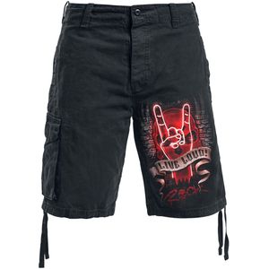Spiral Live Loud Korte broek zwart L Katoen -