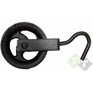 Hijshaak / Katrol, 120mm met haak, Benson