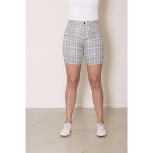 New Star dames short Aberdeen geel ruit - maat S