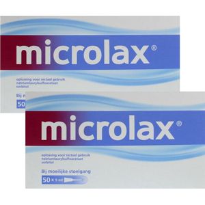 Microlax Microklysma - 2 x 50 stuks