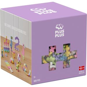 Plus-Plus - Pastel Colormix - Constructiespeelgoed - Set Met Bouwstenen - 600 Delige Bouwset - Bouwspeelgoed - Vanaf 3 Jaar