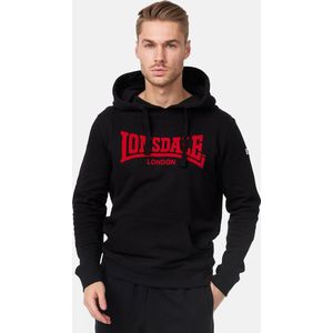 Lonsdale - Hooded One Tone - Hoodie - Zwart