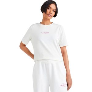Tommy Hilfiger Reg New Branded Ess T-shirt Met Korte Mouwen Wit S Vrouw