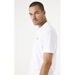 GARCIA Heren Polo Wit Korte mouw