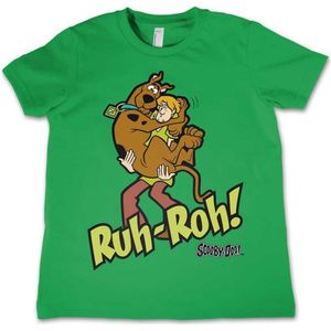 ScoobyDoo Kinder Tshirt -XS- Ruh-Ruh Groen